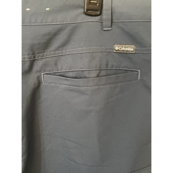 Columbia‎ Omni Shade Shorts Men's Size 45 Sun Protection Fishing Hiking Navy - Picture 6 of 7
